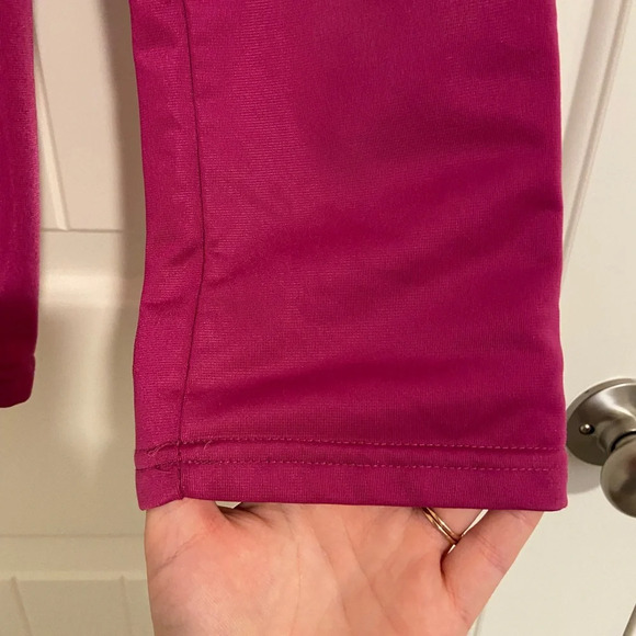 Under Armour girl’s dark pink straight cut sweatpants —‎ small - Picture 4 of 7